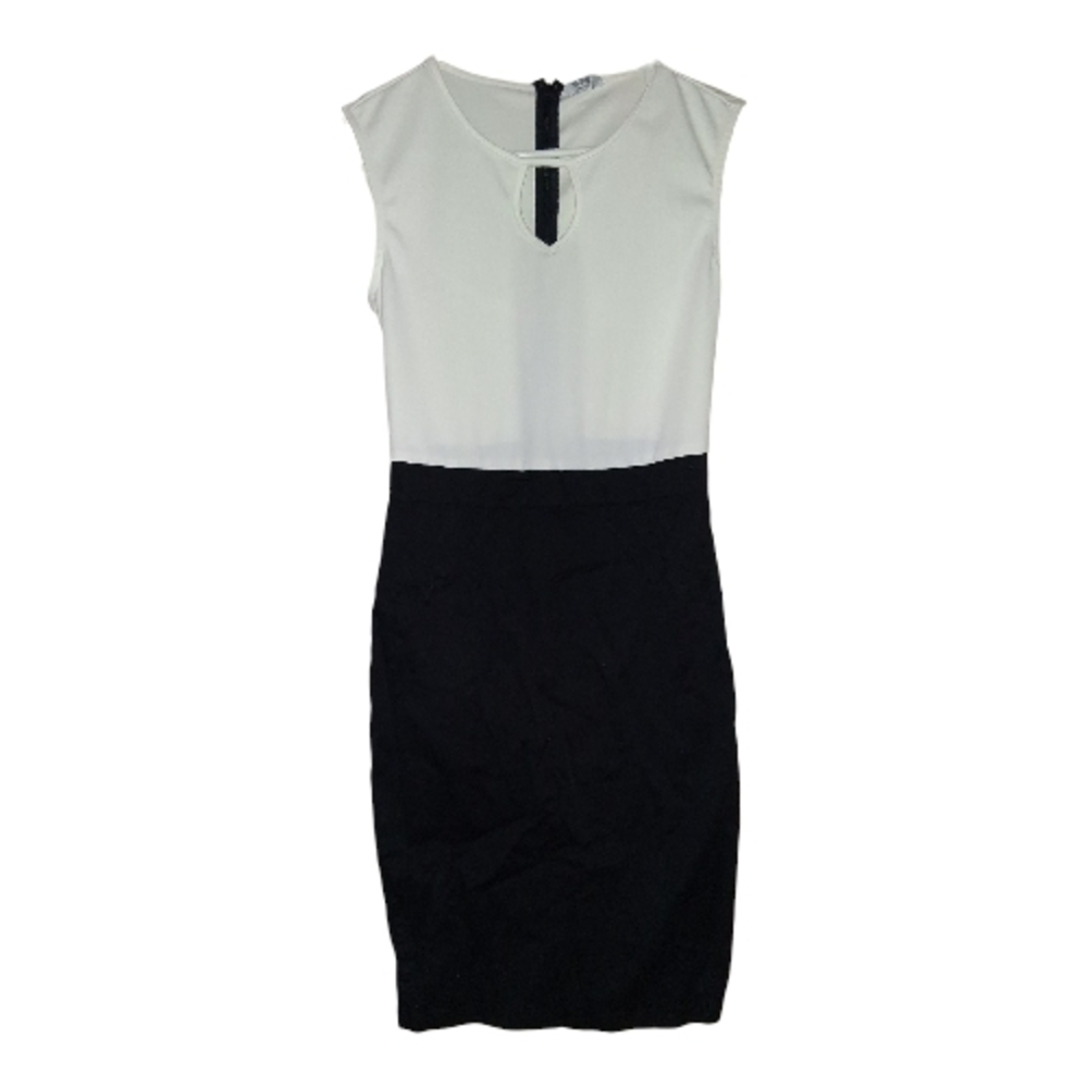 Moncler Black and White Midi Dress sz 4